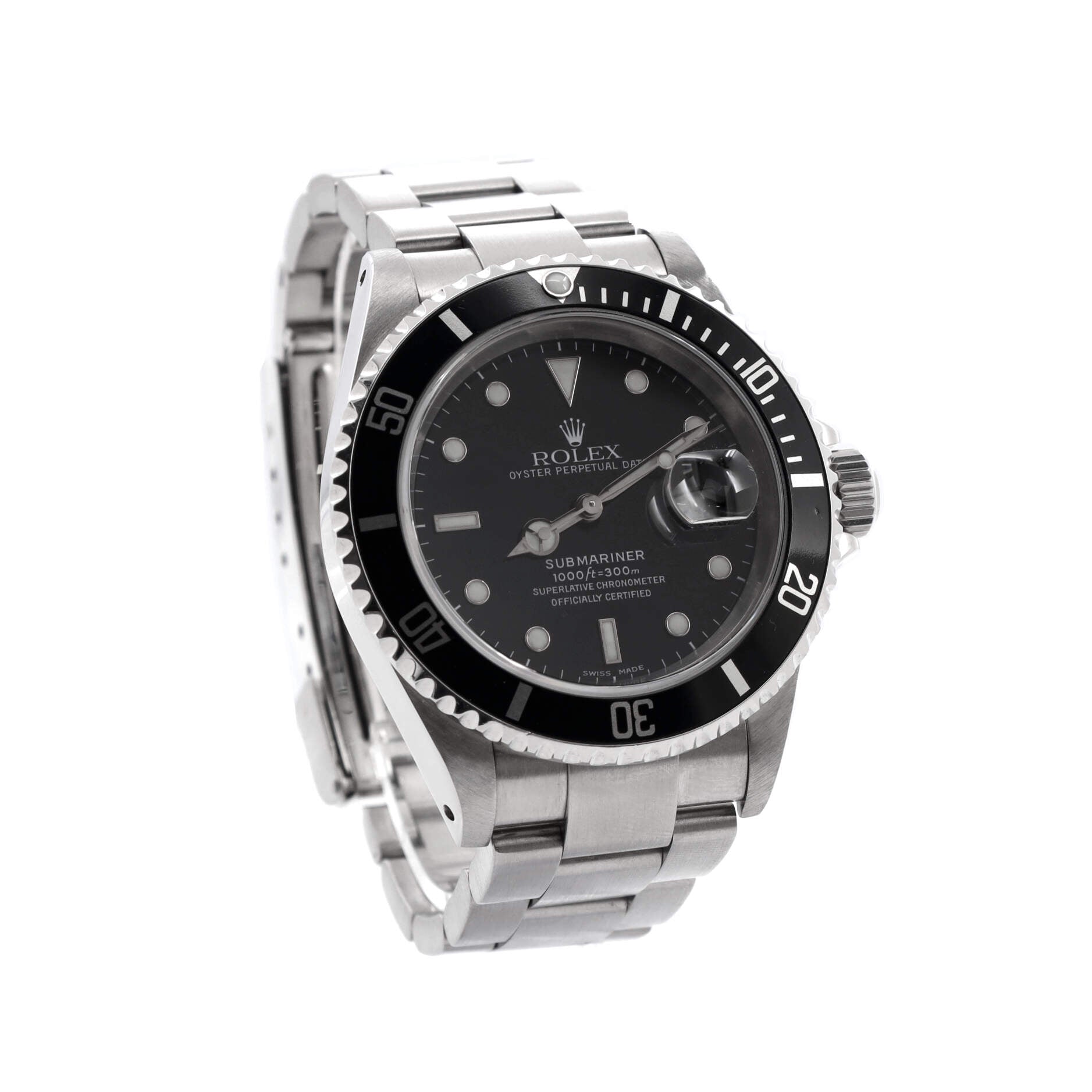 Oyster Perpetual Submariner Date Automatic Watch Stainless Steel 40