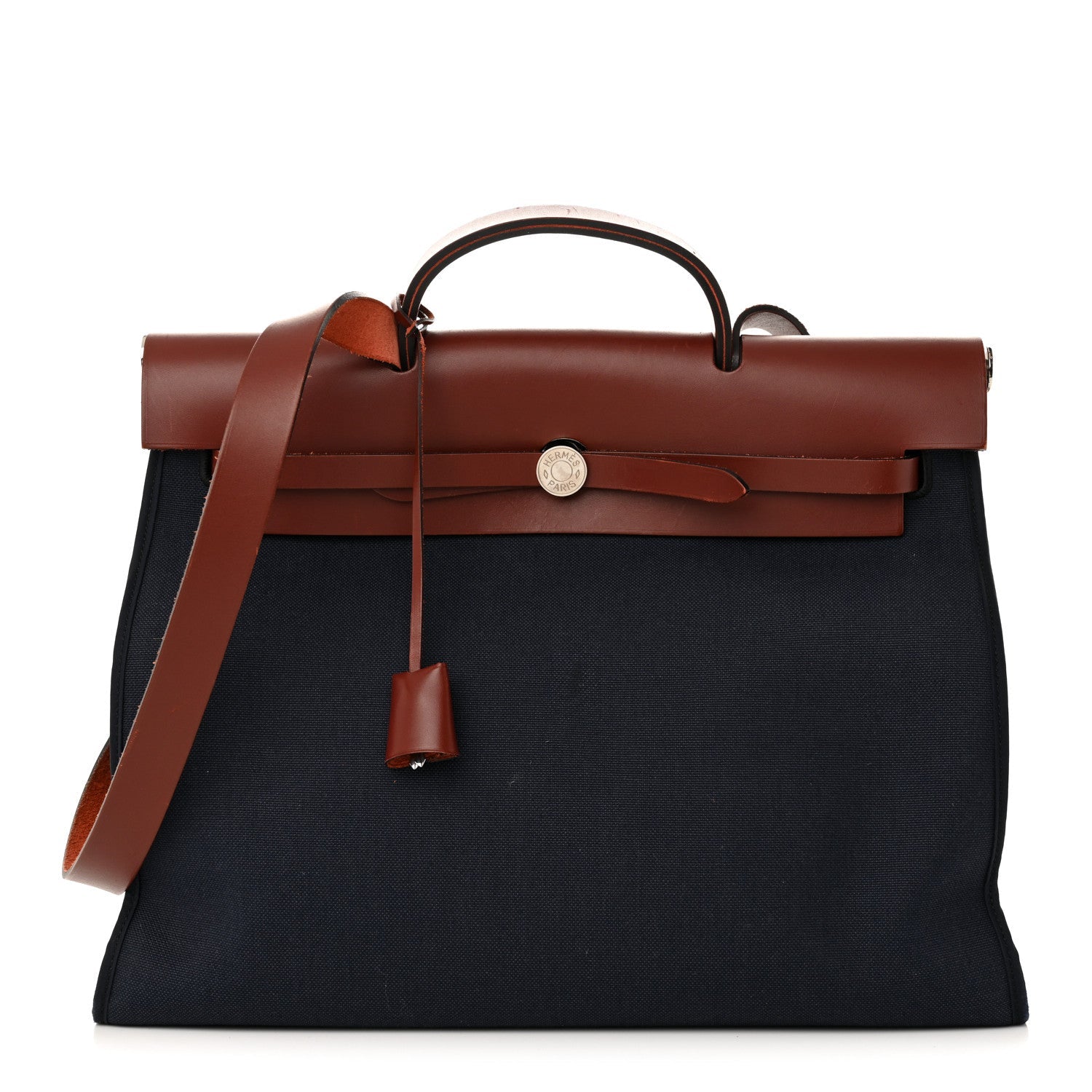 Toile Vache Hunter Herbag Zip 39 MM Bleu Marine Rouge H