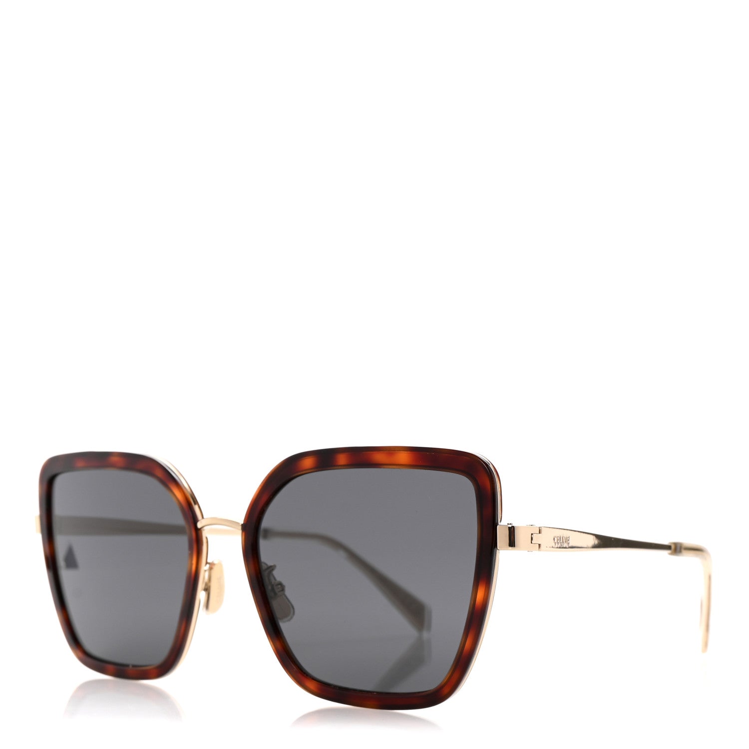 Acetate Square Sunglasses CL 40221U Tortoise