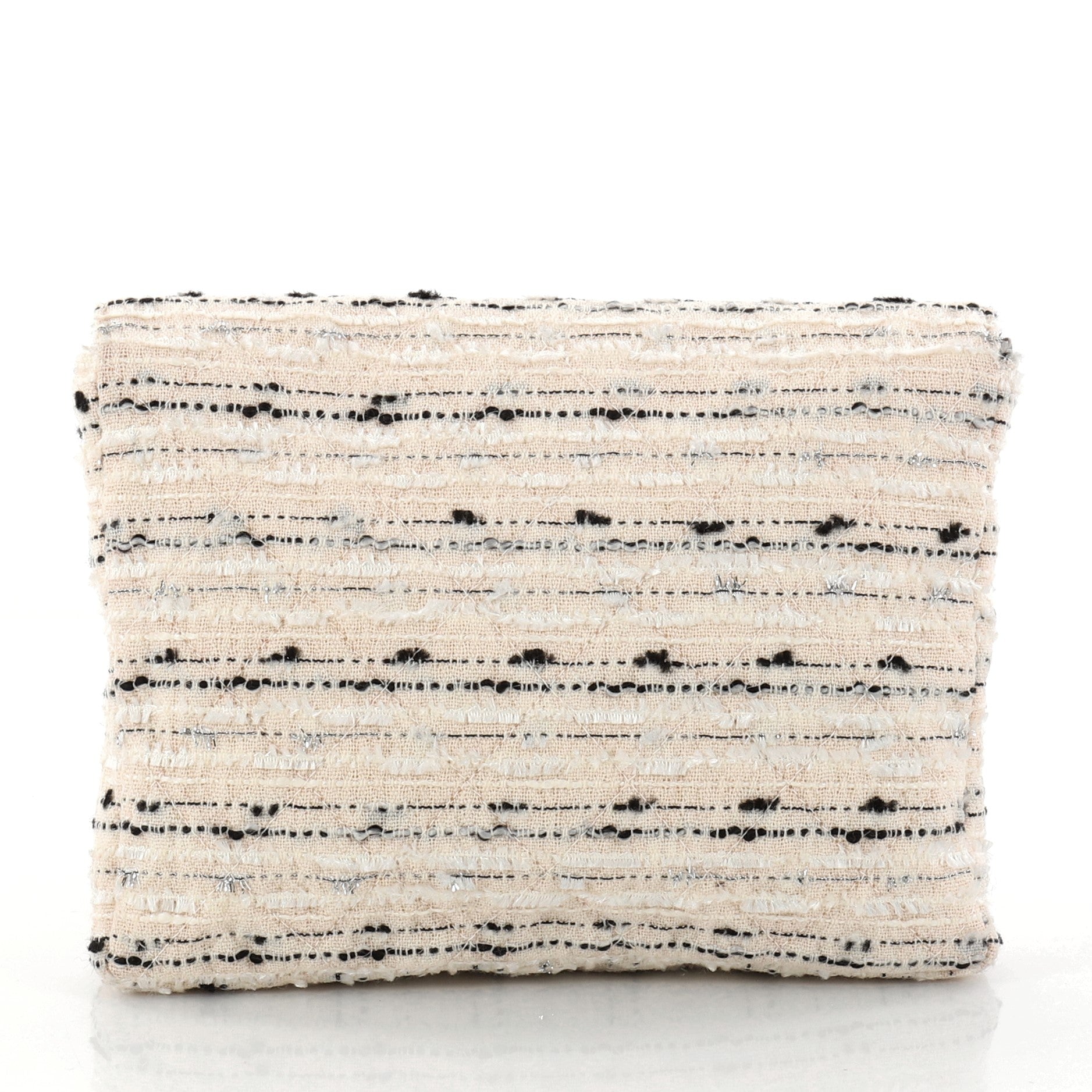 Vintage Envelope Chain Clutch Tweed Small