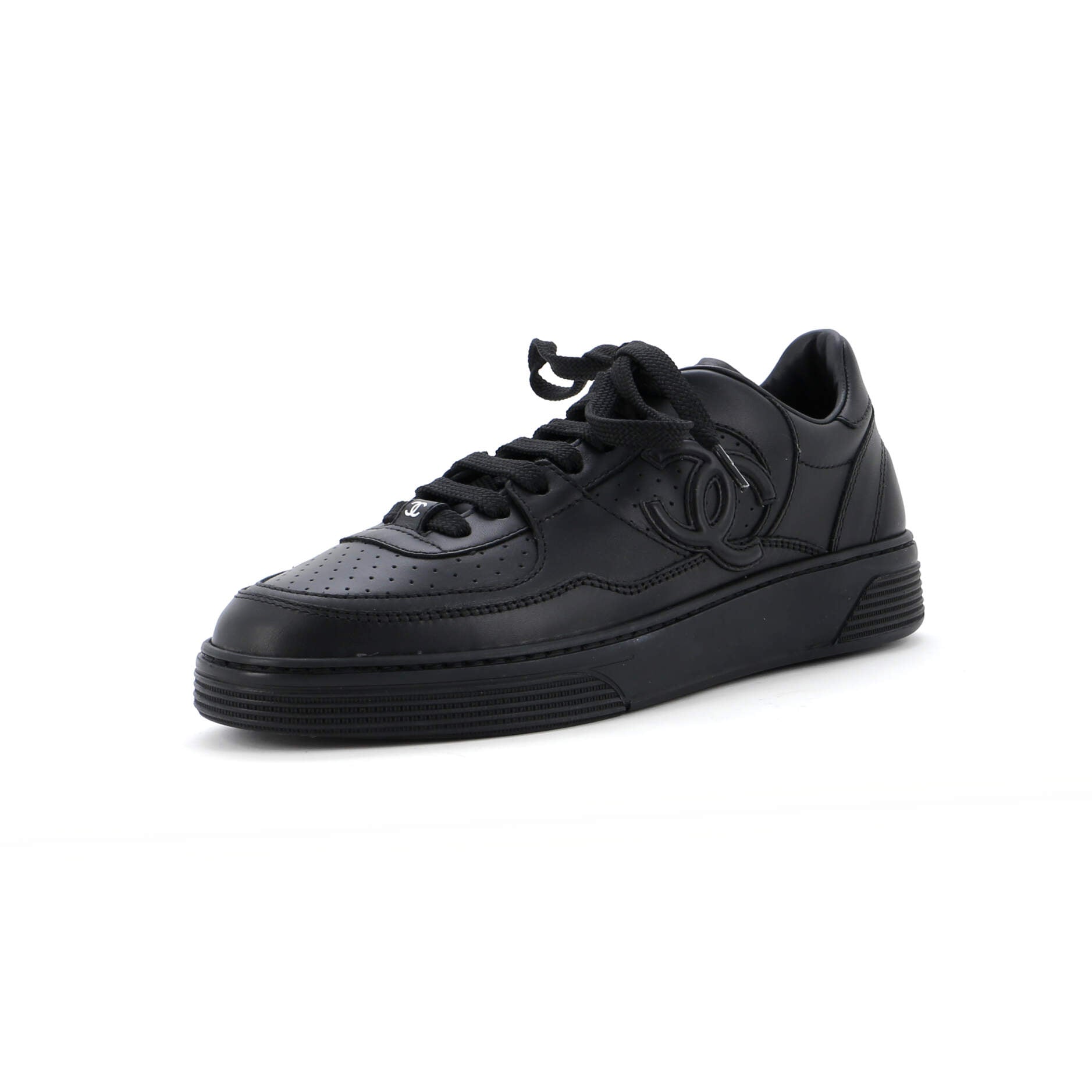 Women's CC Low-Top Sneakers Perforated Leather