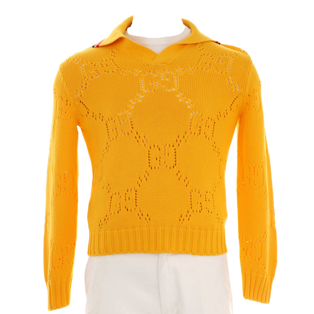 Men's GG Polo Sweater Cotton