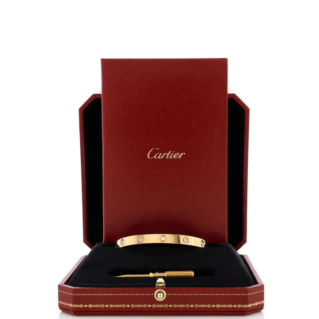 Love 10 Diamond Bracelet 18K Yellow Gold with Diamonds