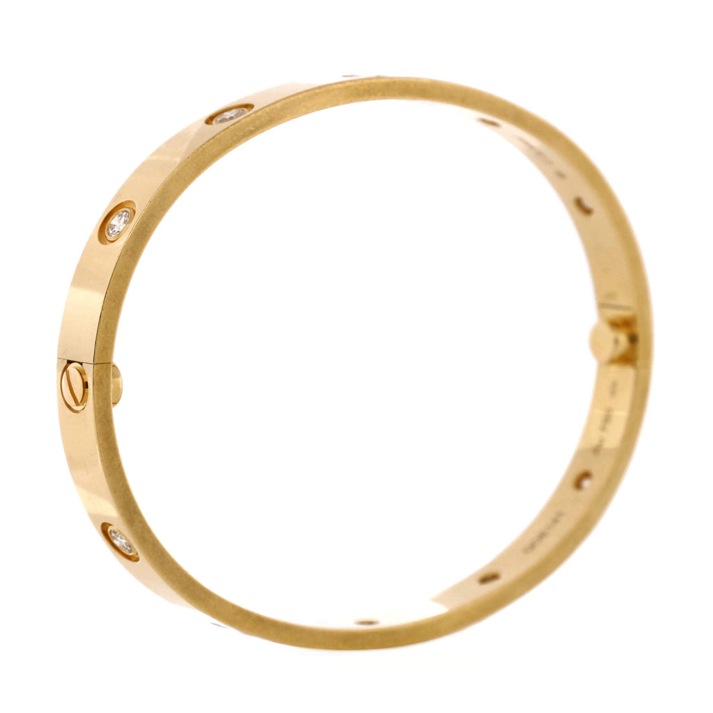 Love 10 Diamond Bracelet 18K Yellow Gold with Diamonds