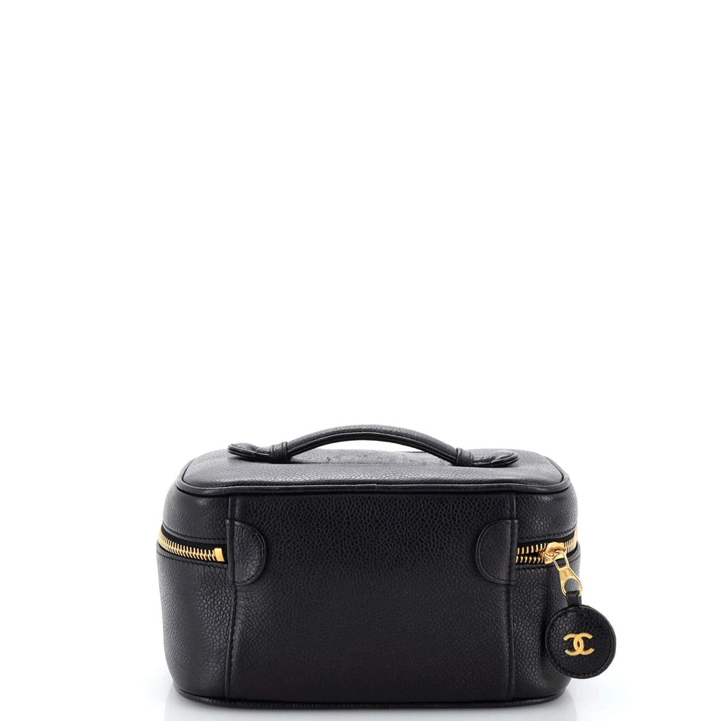 Vintage Timeless Cosmetic Case Caviar Medium