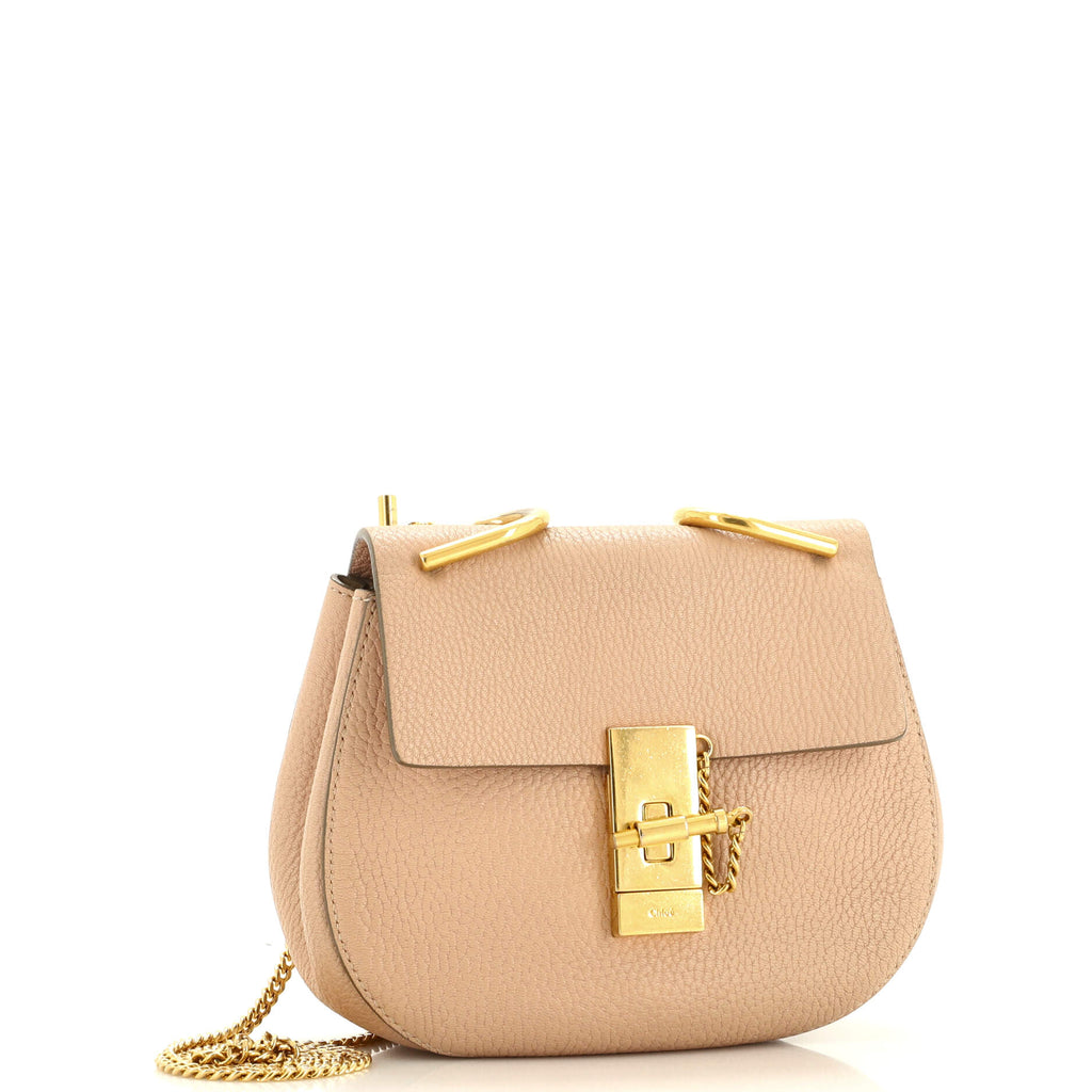 Drew Crossbody Bag Embossed Leather Mini