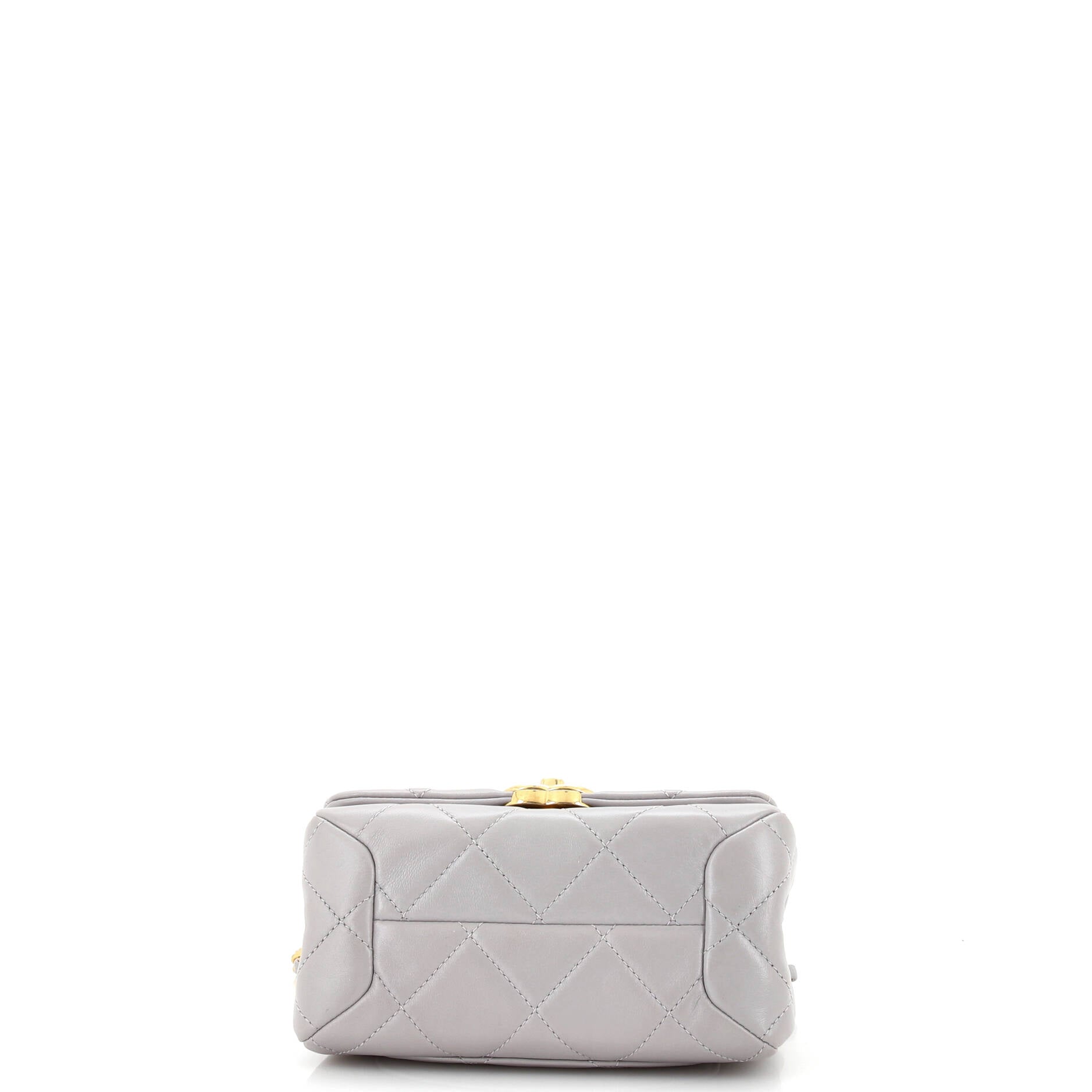 Color Match Flap Bag Quilted Lambskin Mini