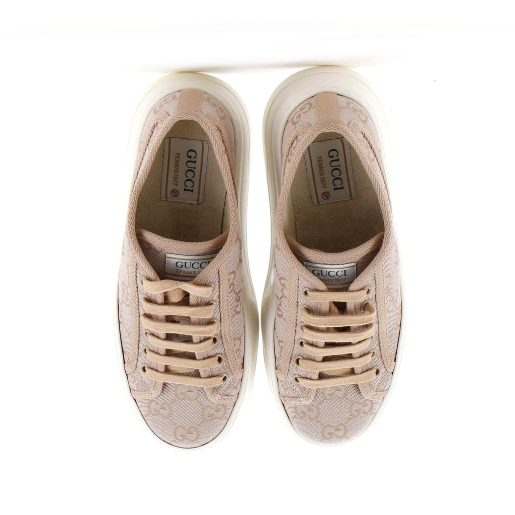 Women's Tennis Trek Sneakers GG Canvas