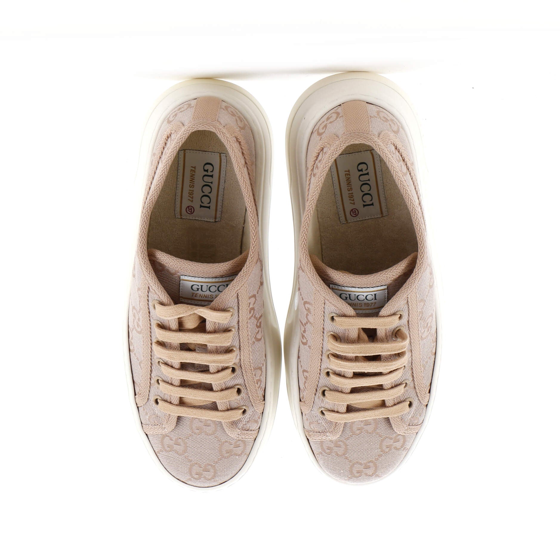 Women's Tennis Trek Sneakers GG Canvas