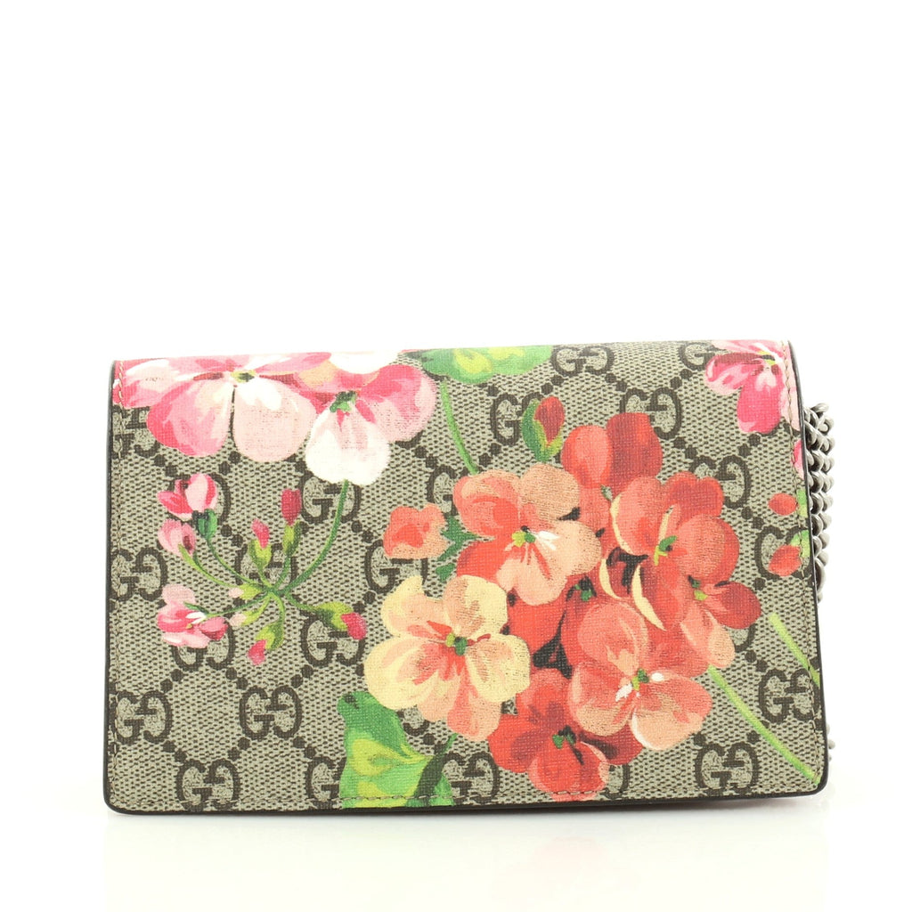 Dionysus Handbag Blooms Print GG Coated Canvas Super Mini
