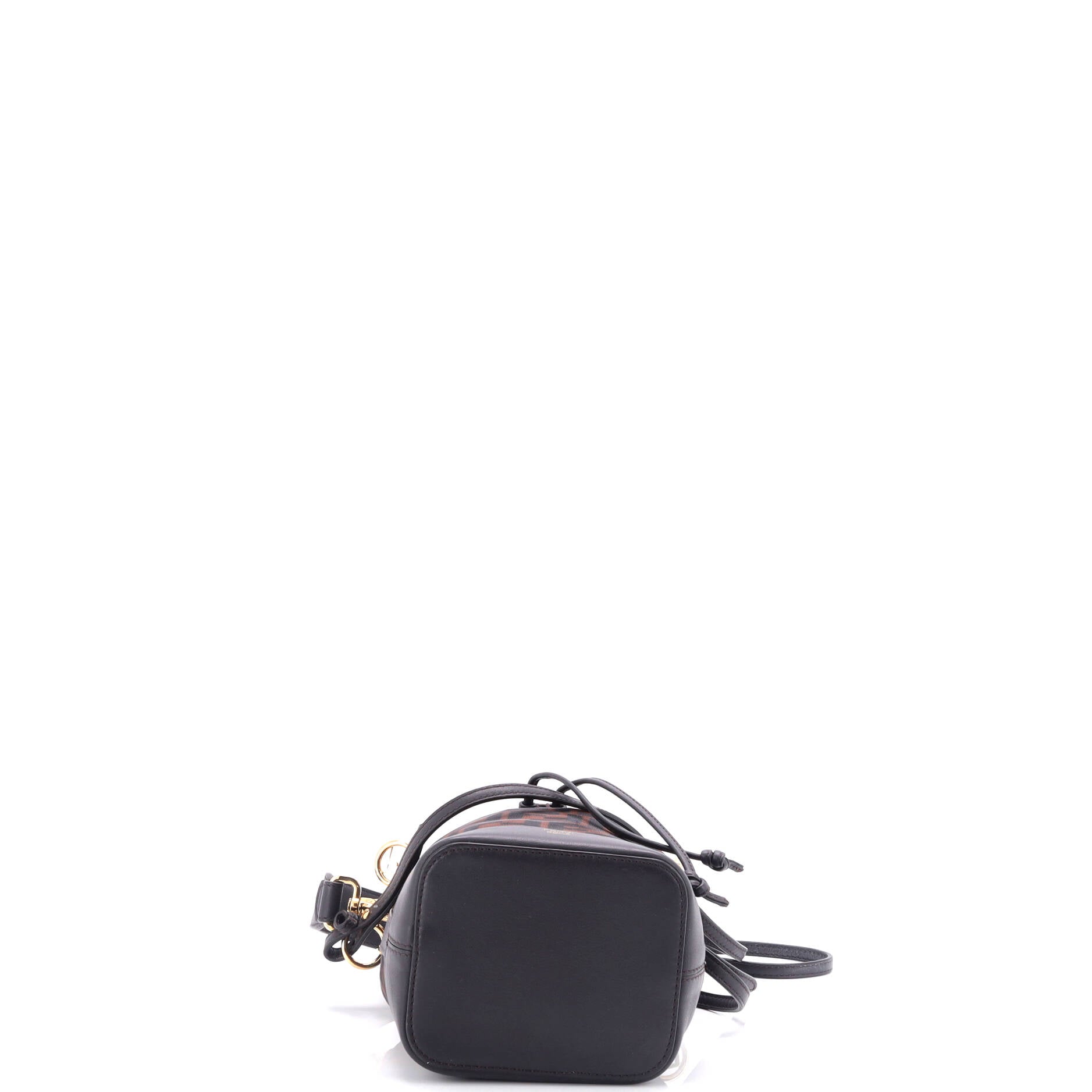 Mon Tresor Bucket Bag Zucca Mesh with Leather Mini