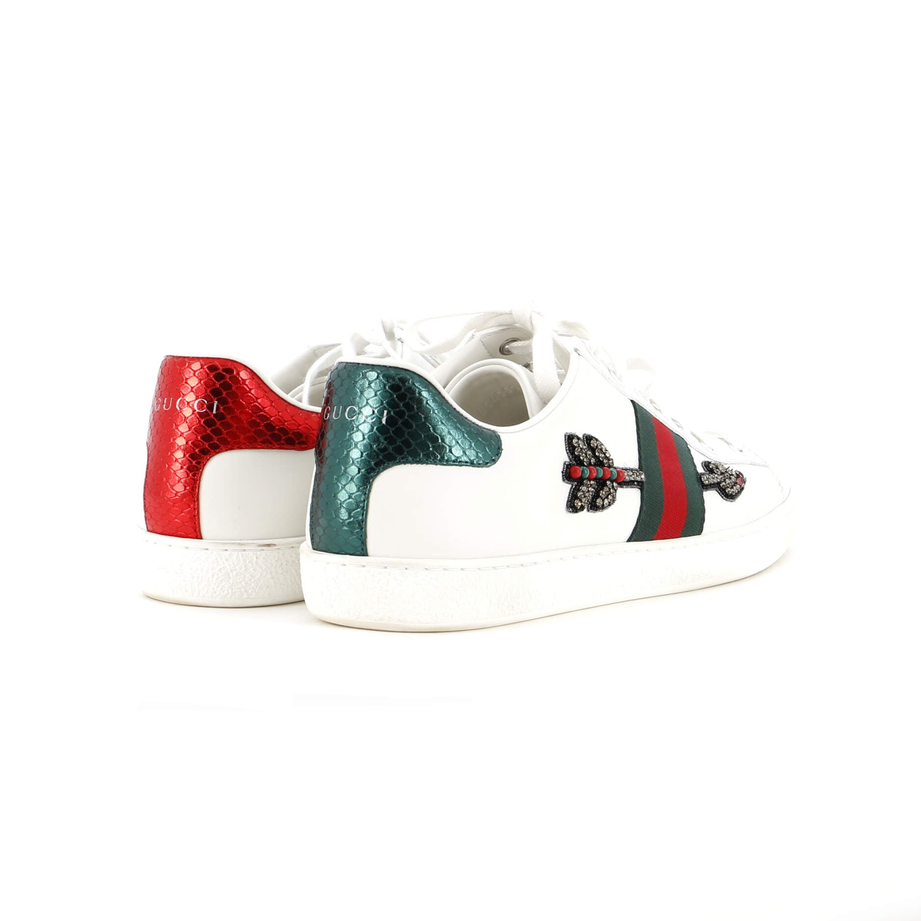 Ace Sneakers Embellished Leather