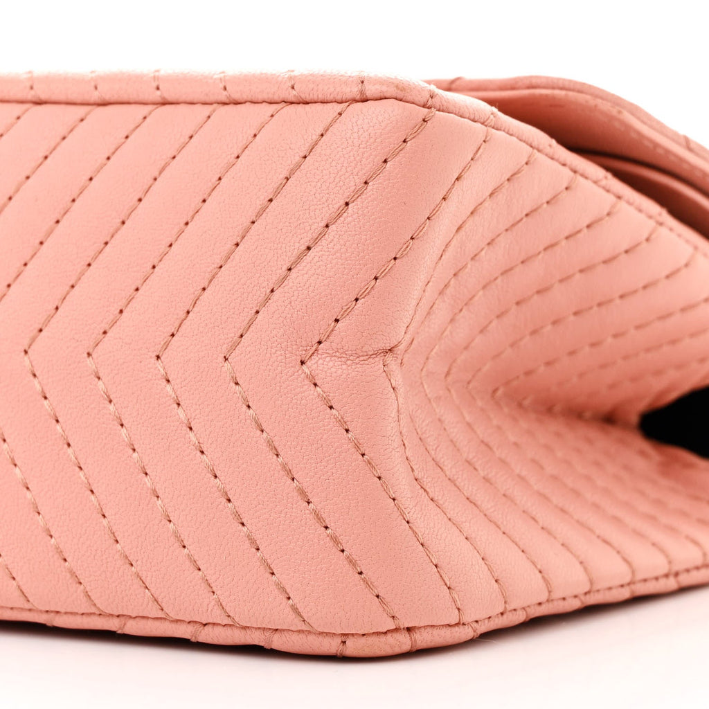 Sheepskin Chevron Quilted 2.55 Reissue 225 Flap Light Pink