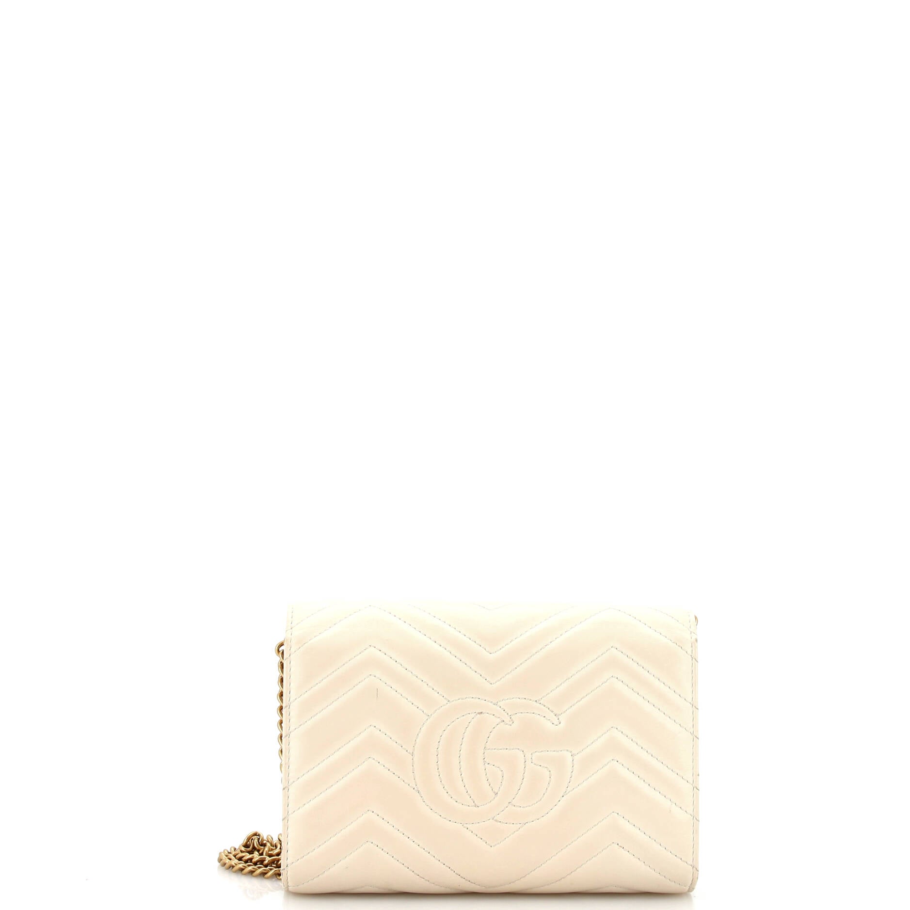 GG Marmont Chain Wallet Matelasse Leather Mini