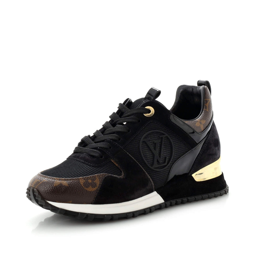 Women's Run Away Sneakers Mesh with Monogram Canvas and Suede