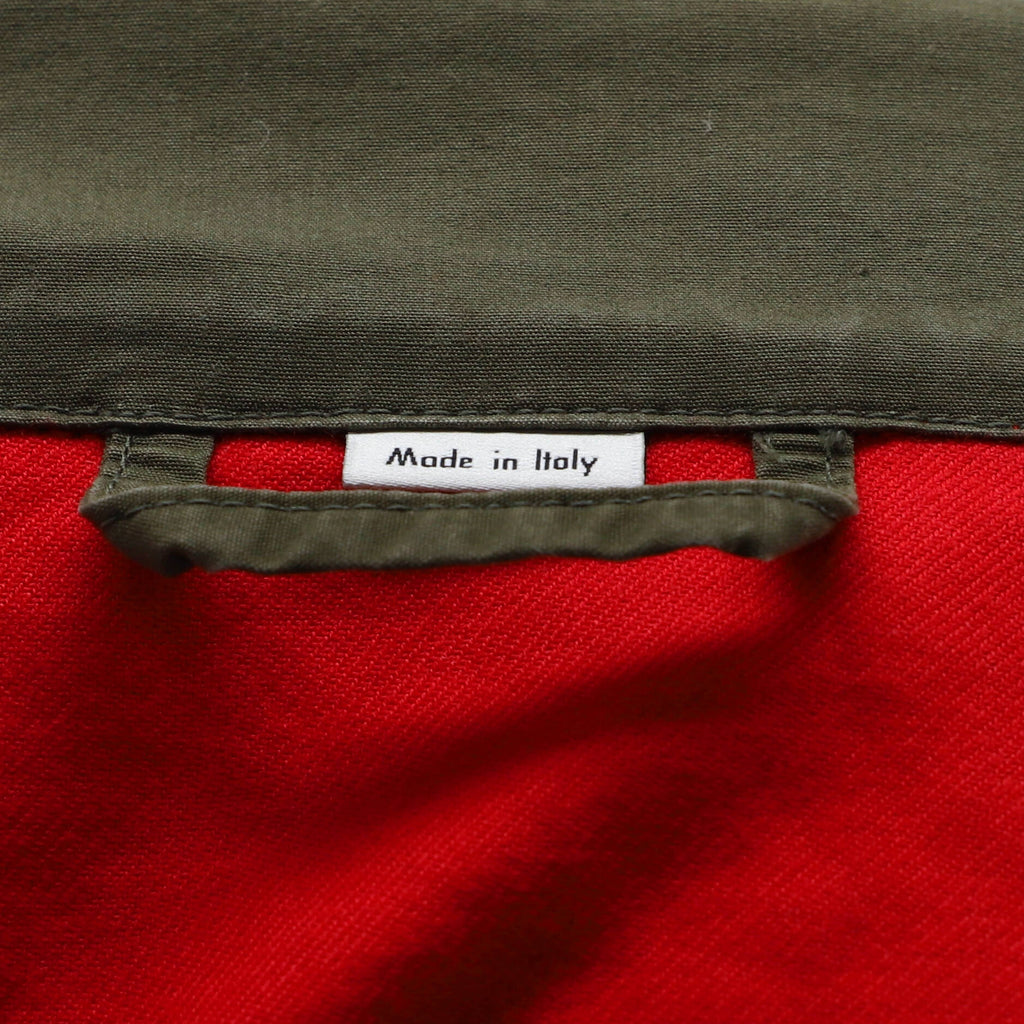 Logo Four Pocket Utility Jacket Embroidered Cotton