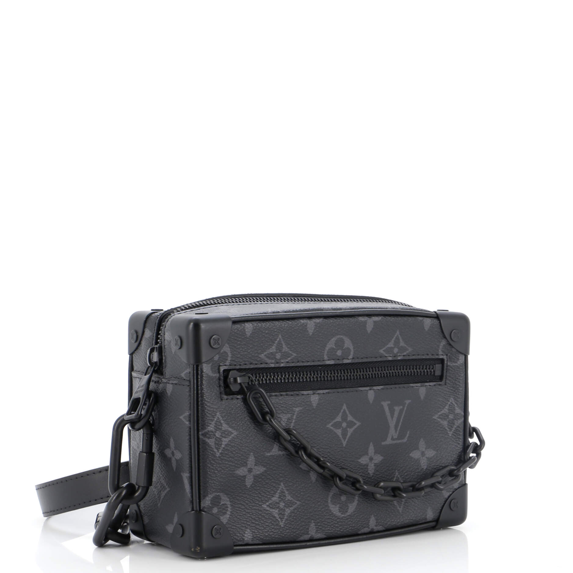 Soft Trunk Bag Monogram Eclipse Canvas Mini