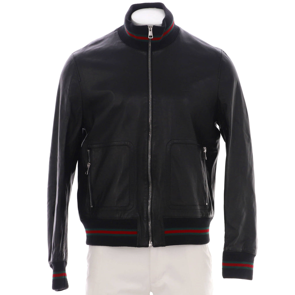Men's Varsity Jacket Leather
