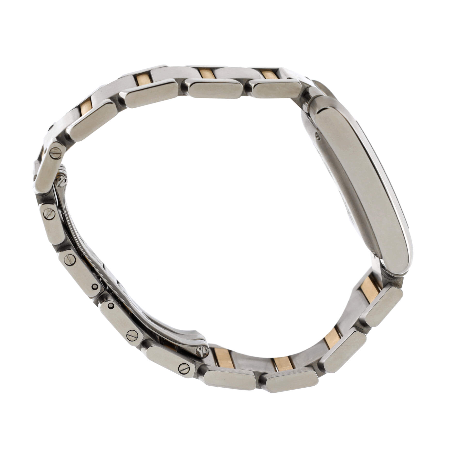 Tank Francaise Automatic Watch Stainless Steel and Yellow Gold 28