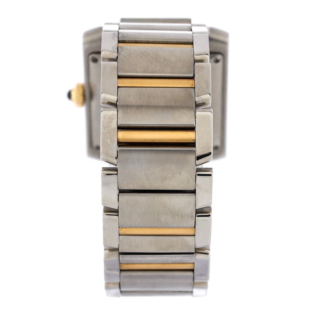 Tank Francaise Automatic Watch Stainless Steel and Yellow Gold 28