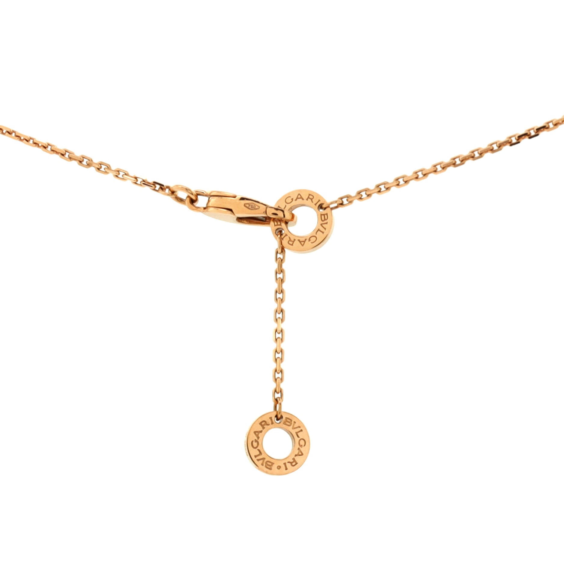Divas' Dream Pendant Necklace 18K Rose Gold with Diamonds Large