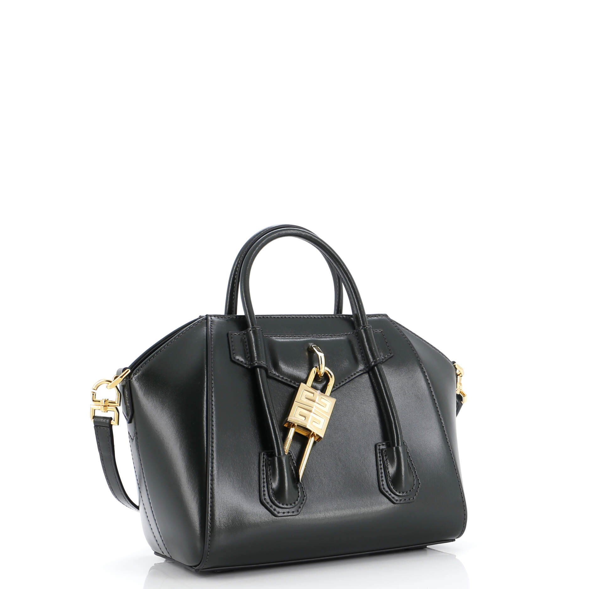 Antigona Lock Bag Leather Mini