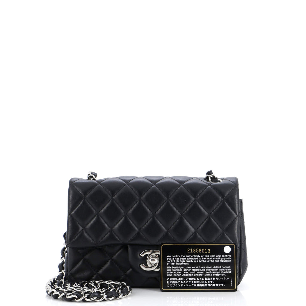 Classic Single Flap Bag Quilted Lambskin Mini