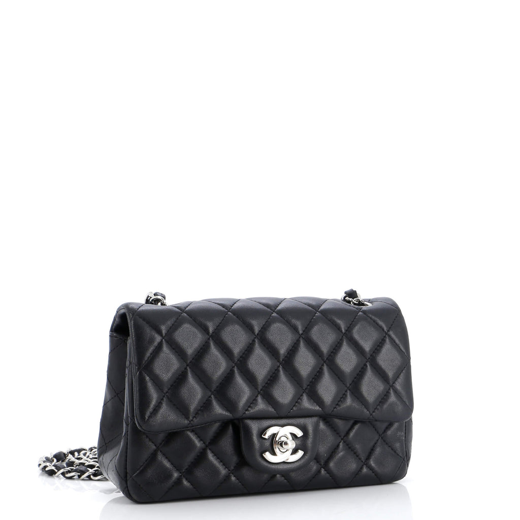 Classic Single Flap Bag Quilted Lambskin Mini