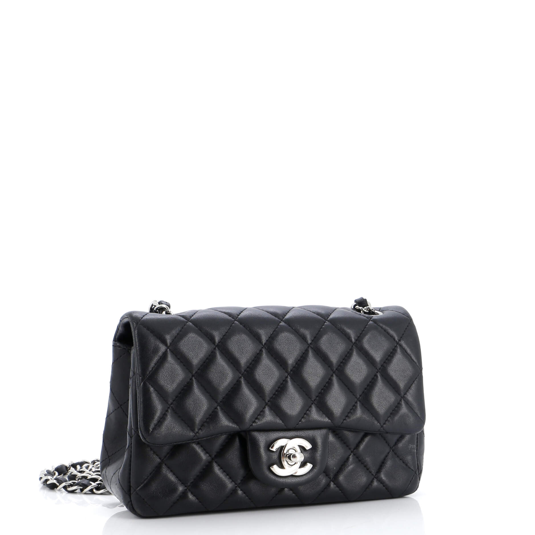 Classic Single Flap Bag Quilted Lambskin Mini