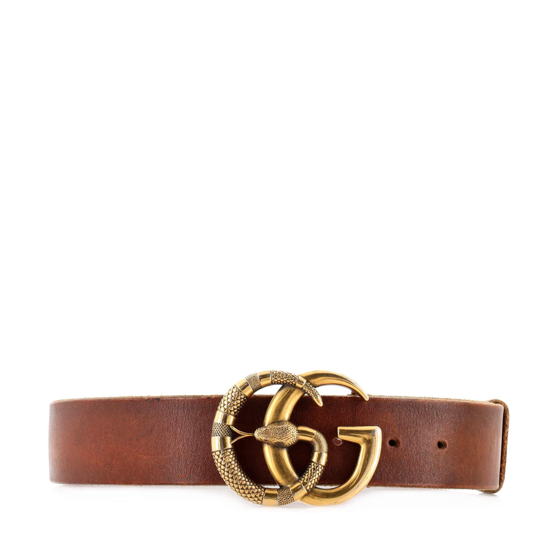 Snake Marmont Belt Leather Wide 70
