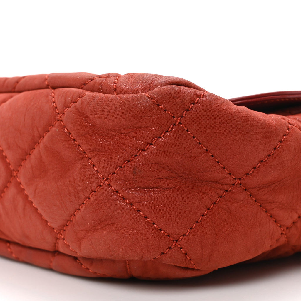 Iridescent Calfskin Medium In the Mix Flap