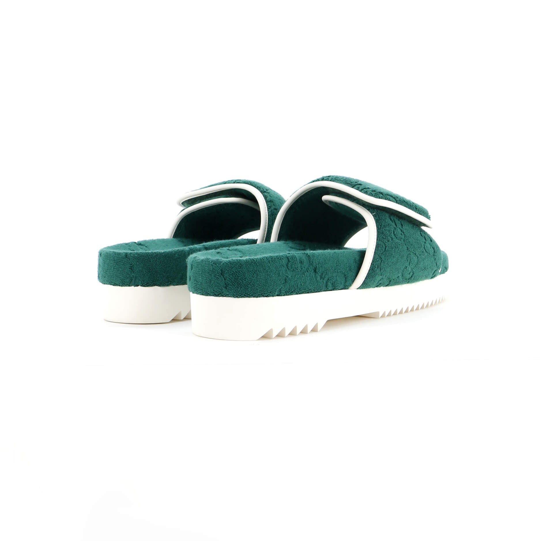 x Adidas Women's Platform Slide Sandals Terry Cloth