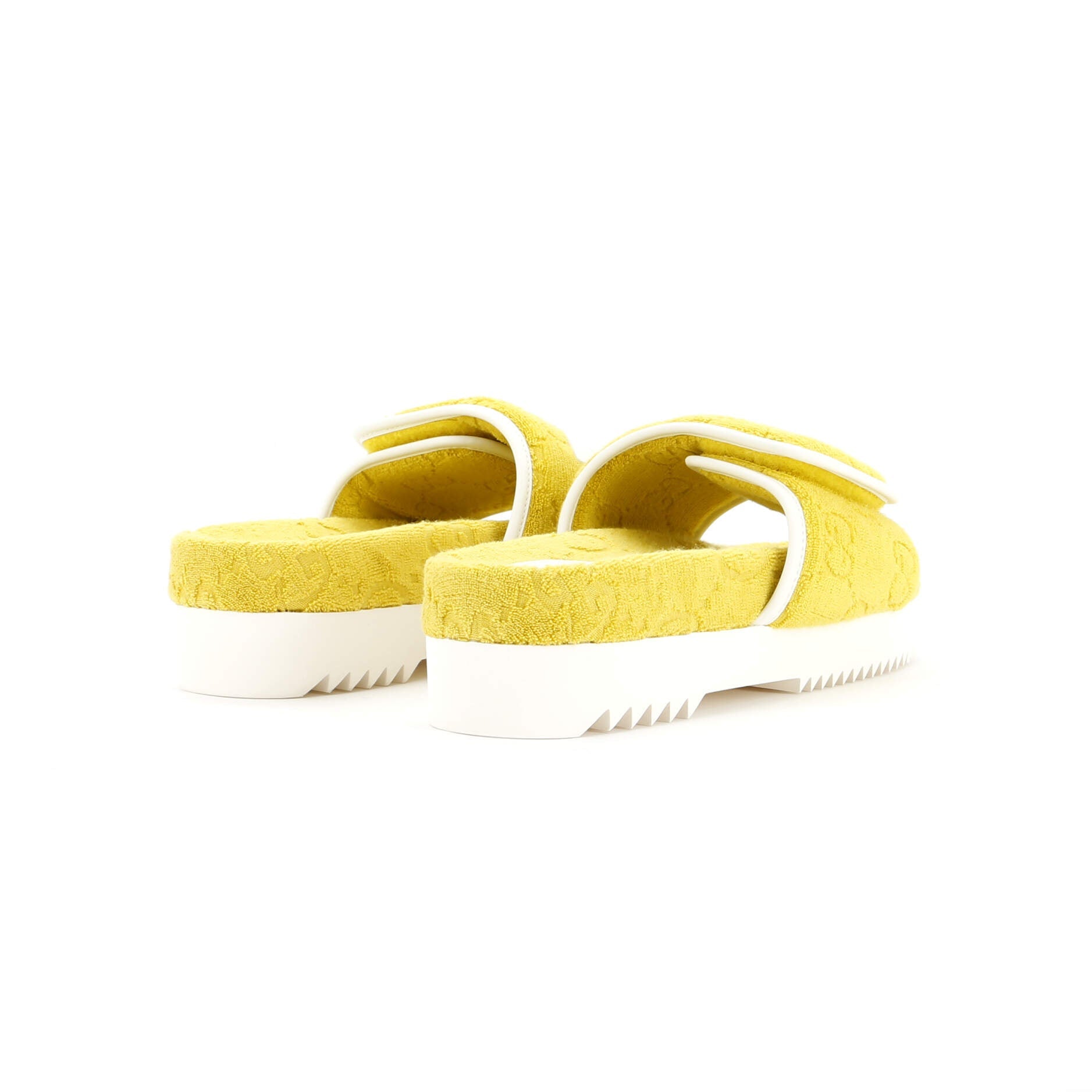 x Adidas Women's Platform Slide Sandals Terry Cloth