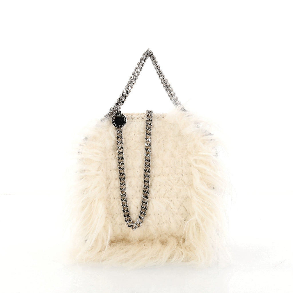Falabella Fold Over Crossbody Bag Faux Fur Mini