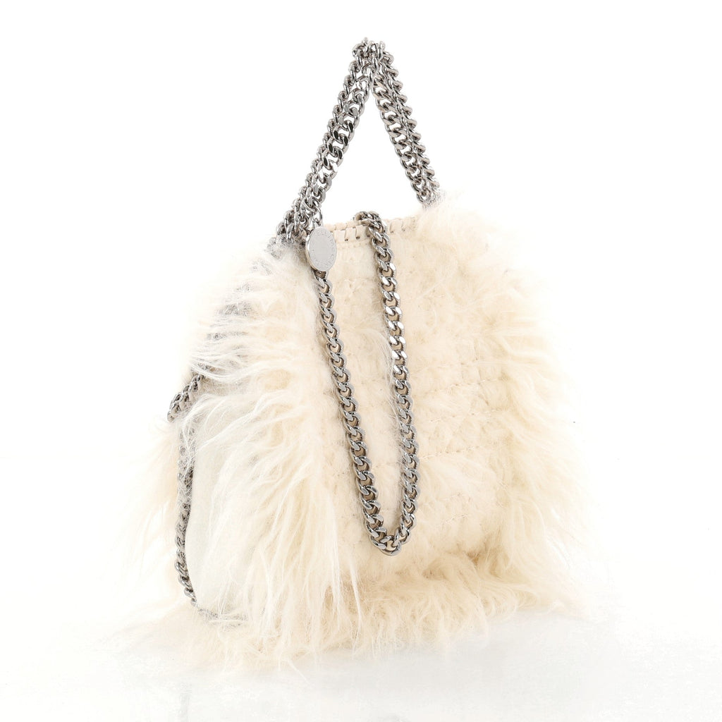 Falabella Fold Over Crossbody Bag Faux Fur Mini