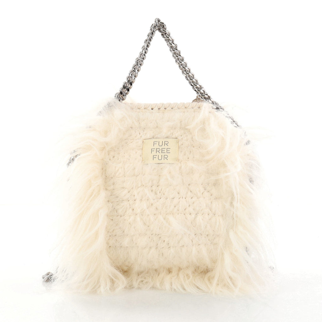 Falabella Fold Over Crossbody Bag Faux Fur Mini