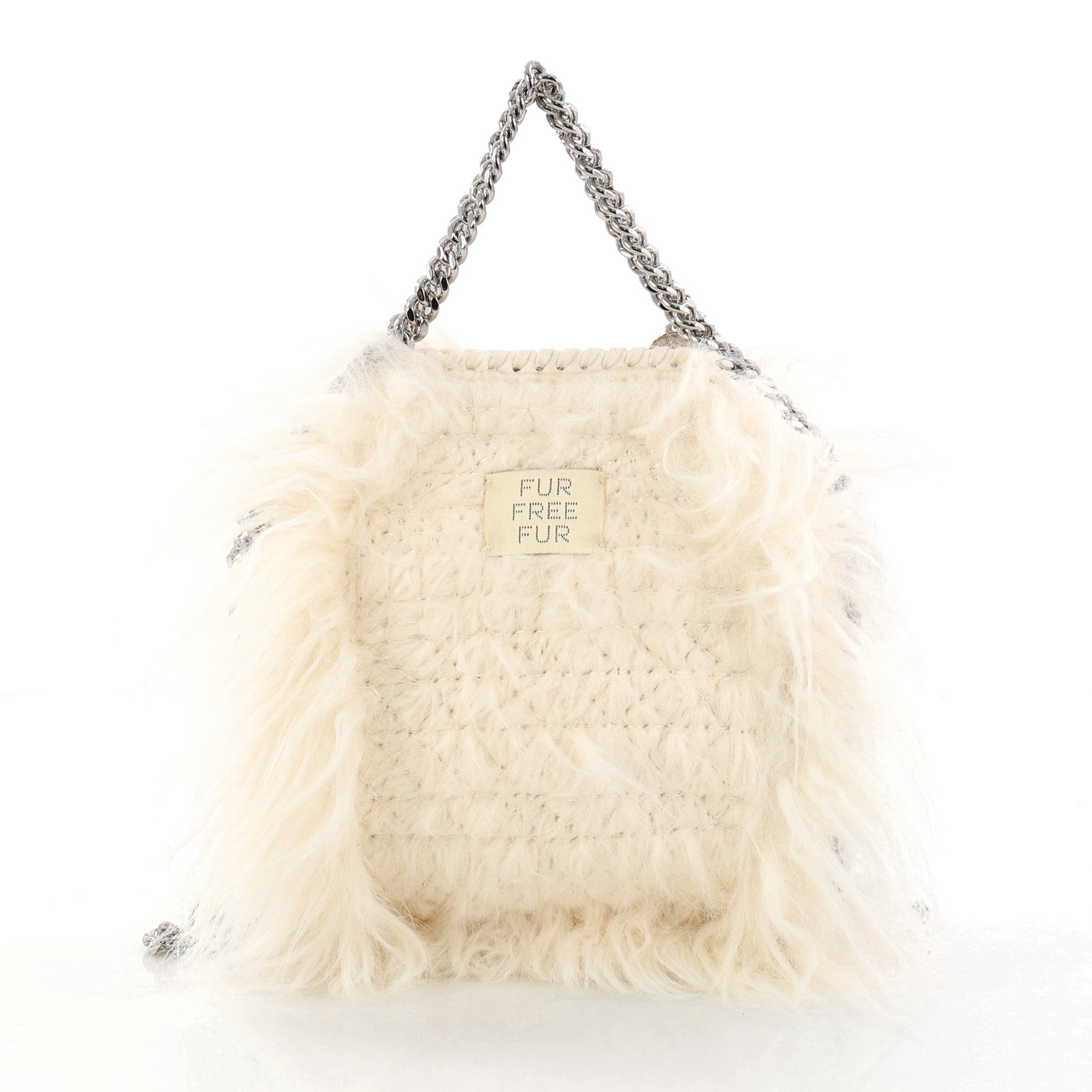 Falabella Fold Over Crossbody Bag Faux Fur Mini