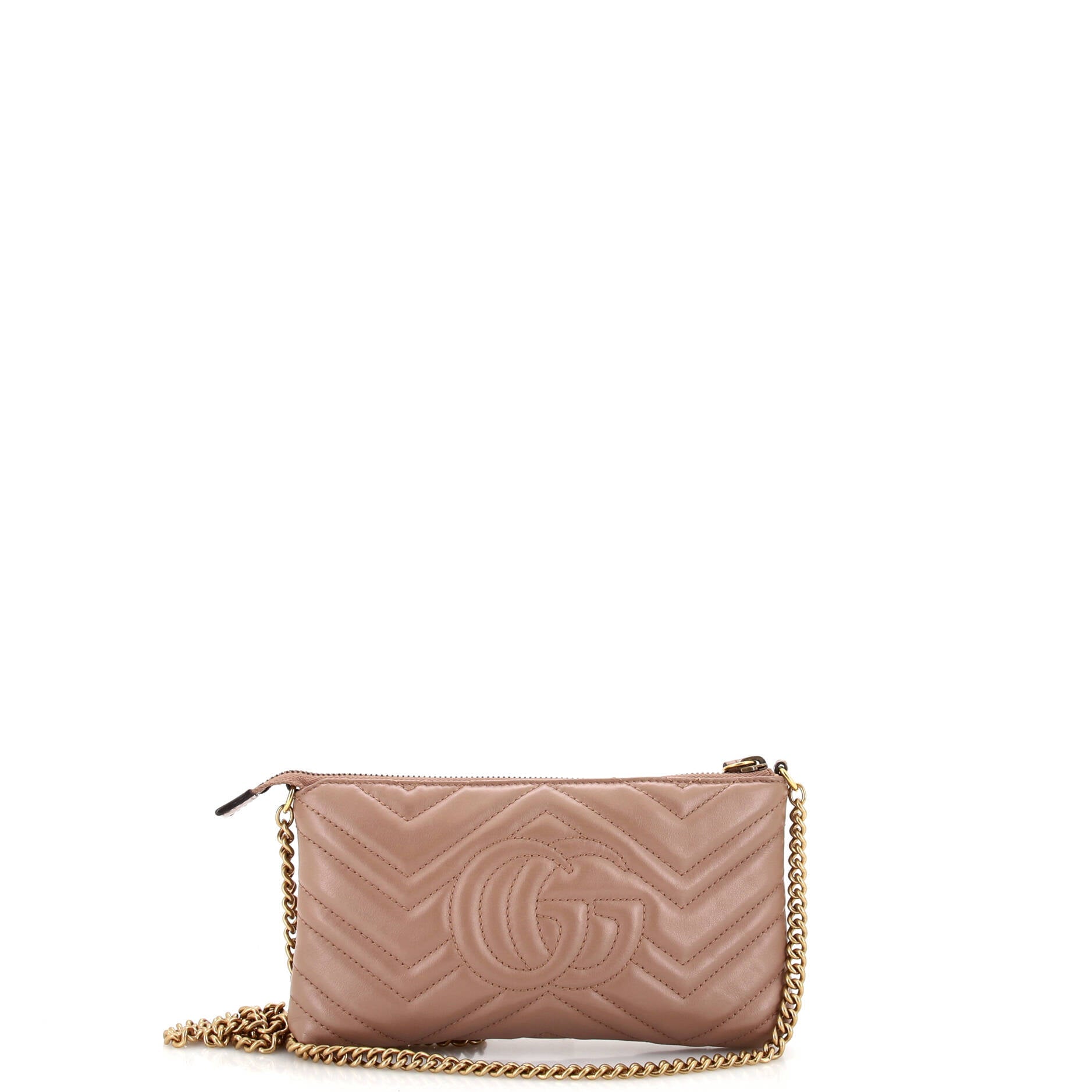 GG Marmont Chain Shoulder Bag Matelasse Leather Mini