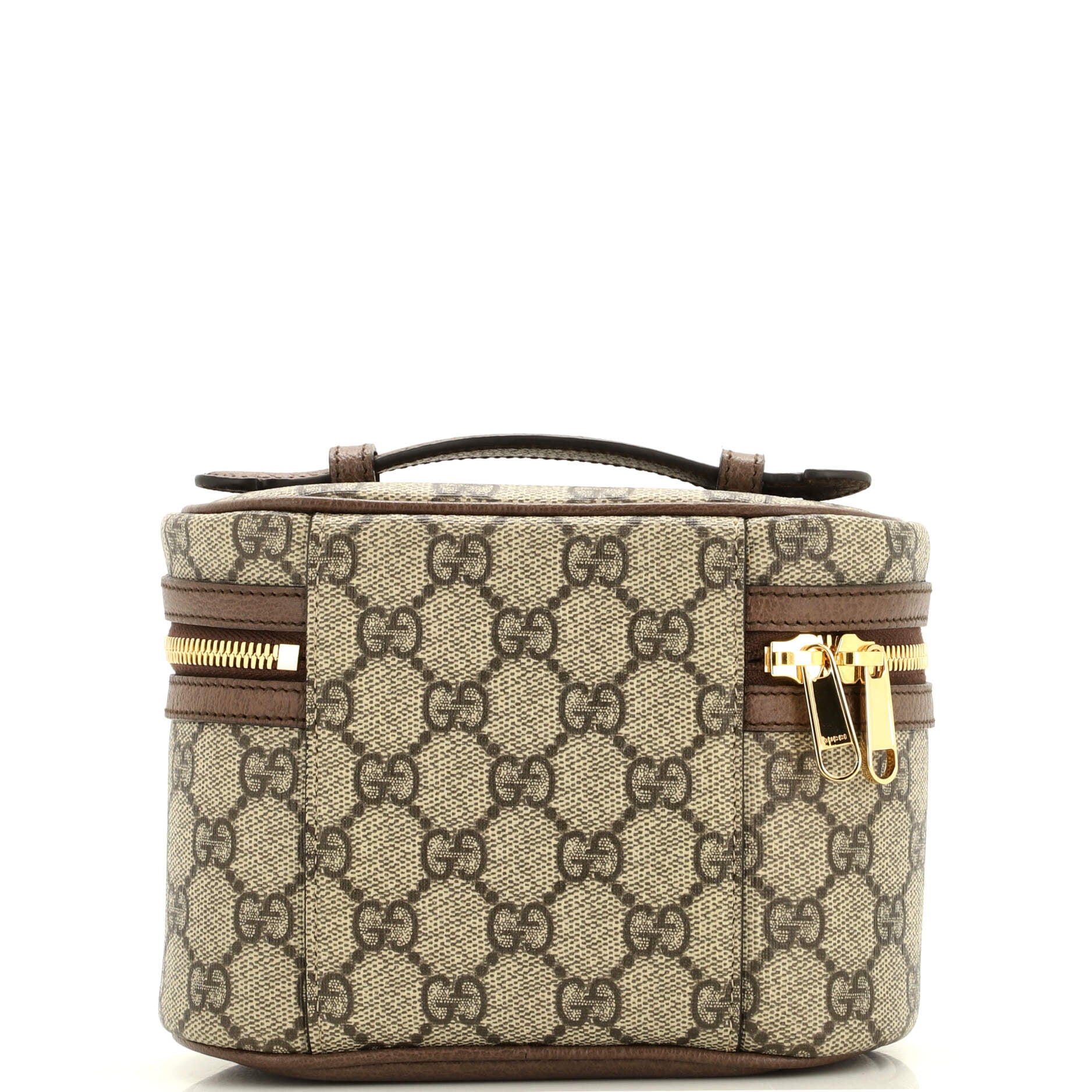 Ophidia Top Handle Cosmetic Case GG Coated Canvas Mini