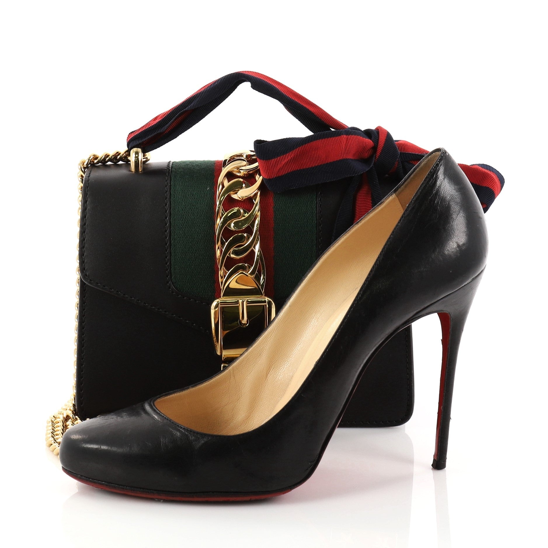 Sylvie Chain Shoulder Bag Leather Mini