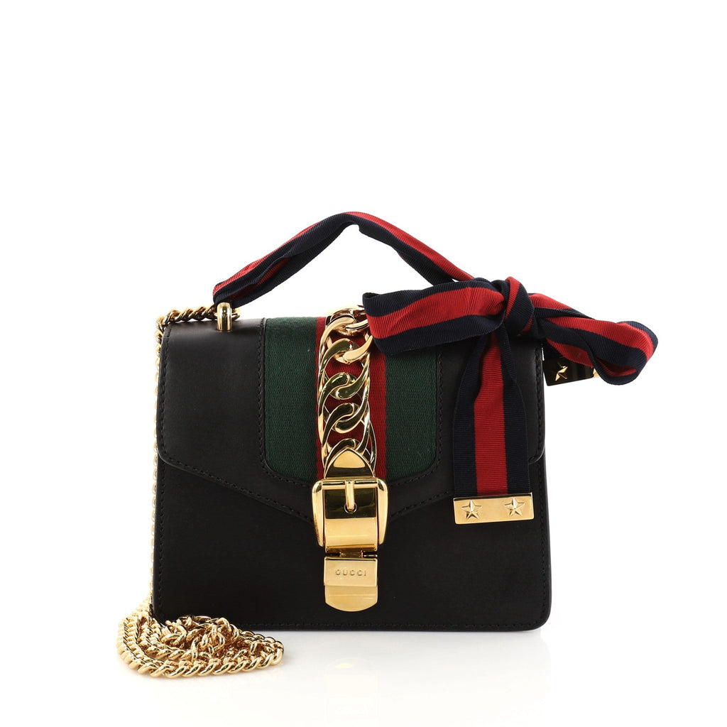 Sylvie Chain Shoulder Bag Leather Mini