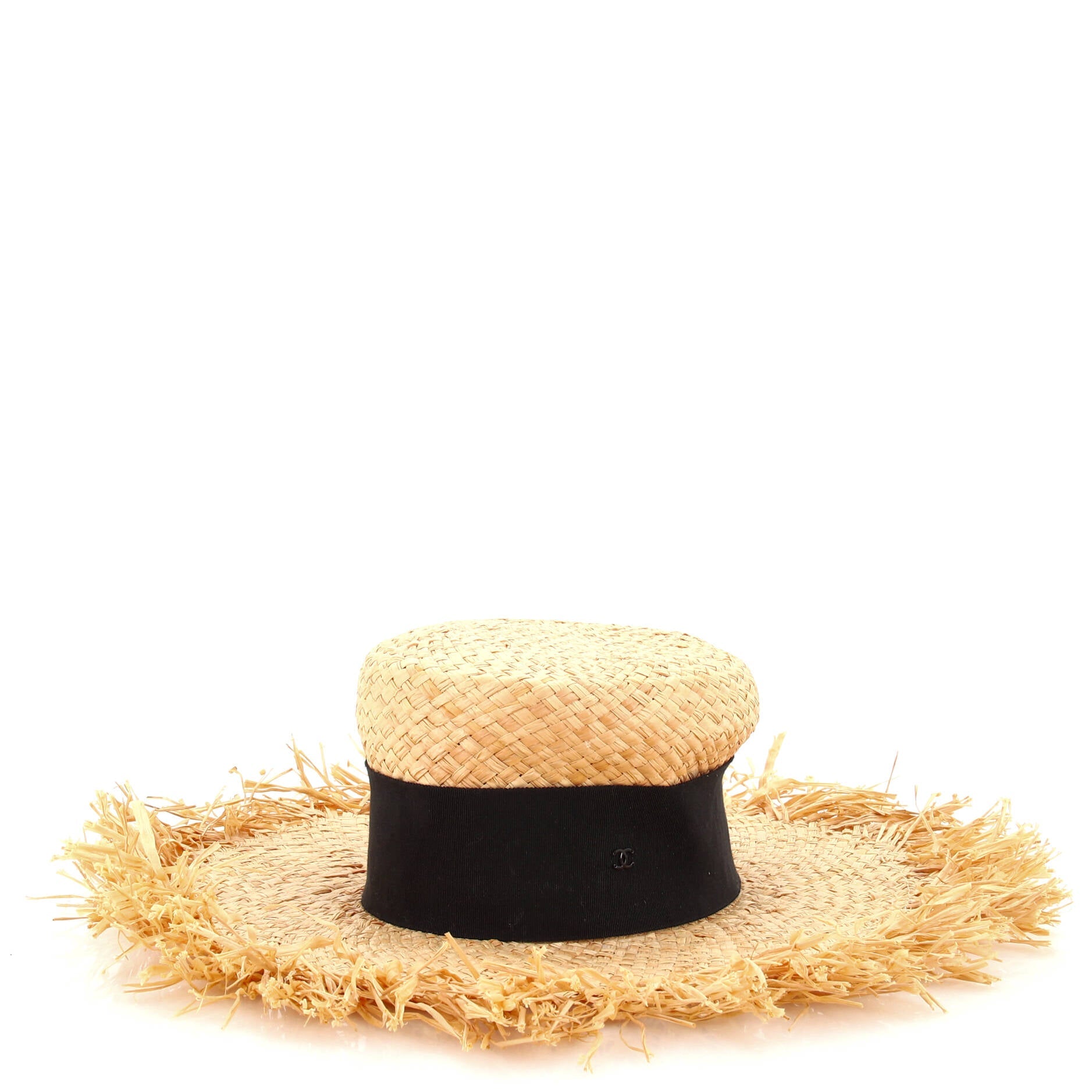 Wide Brim Fringe Sun Hat Straw