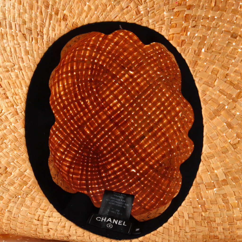 Wide Brim Fringe Sun Hat Straw