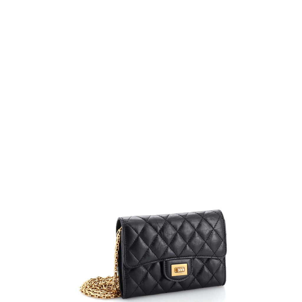 Reissue 2.55 Wallet on Chain Quilted Aged Calfskin Mini