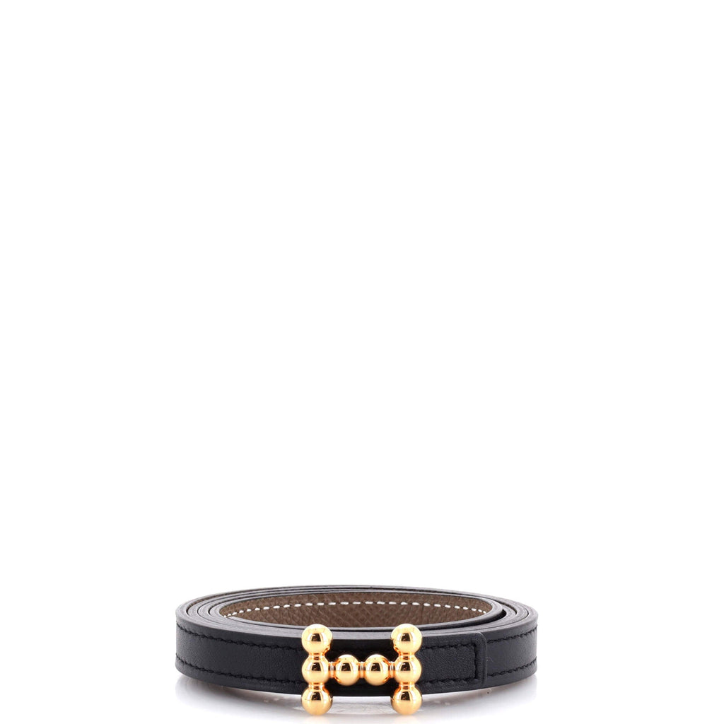 Bubble Reversible Belt Leather Thin 85