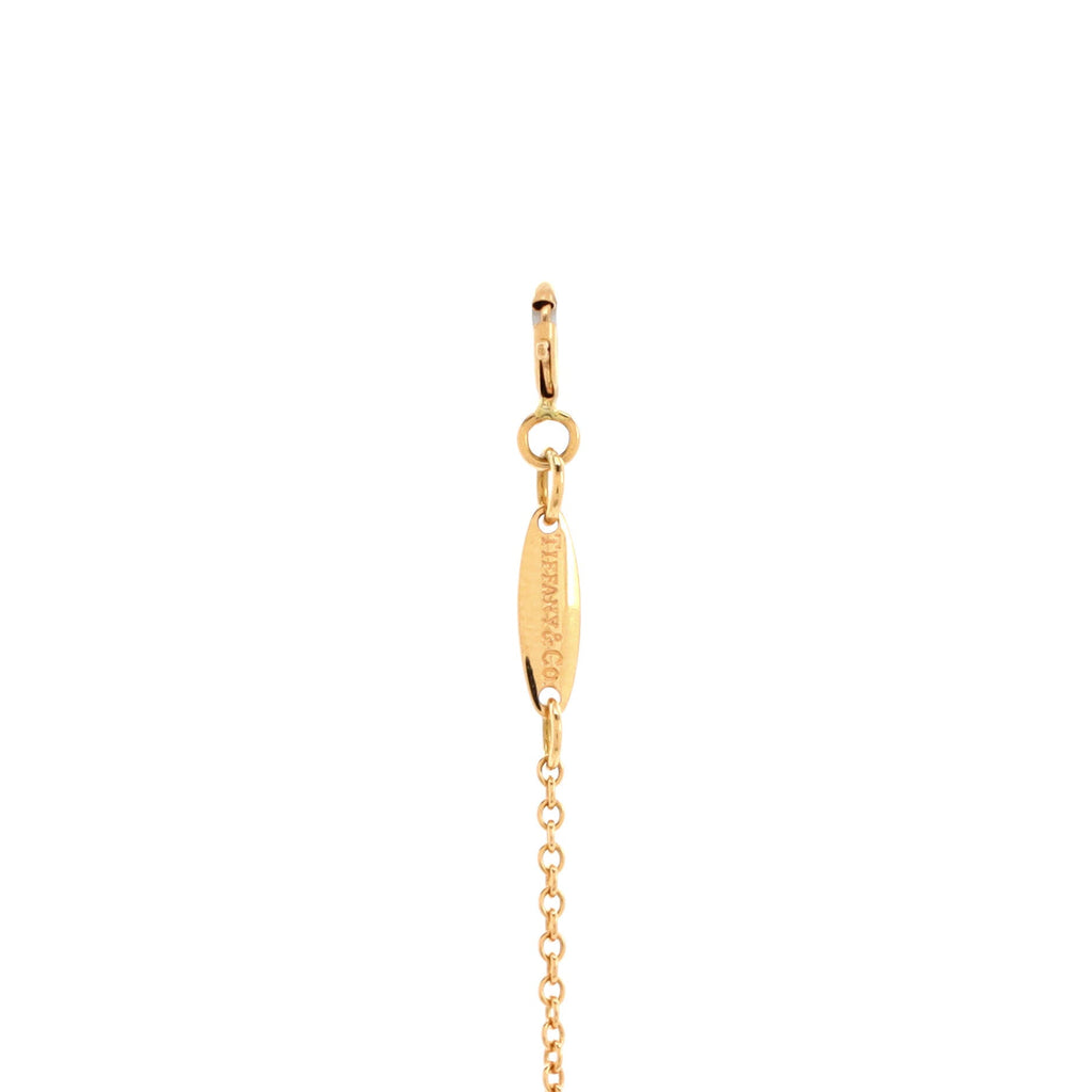 Elsa Peretti Diamonds by the Yard 3 Stone Bracelet 18K Rose Gold with Diamonds