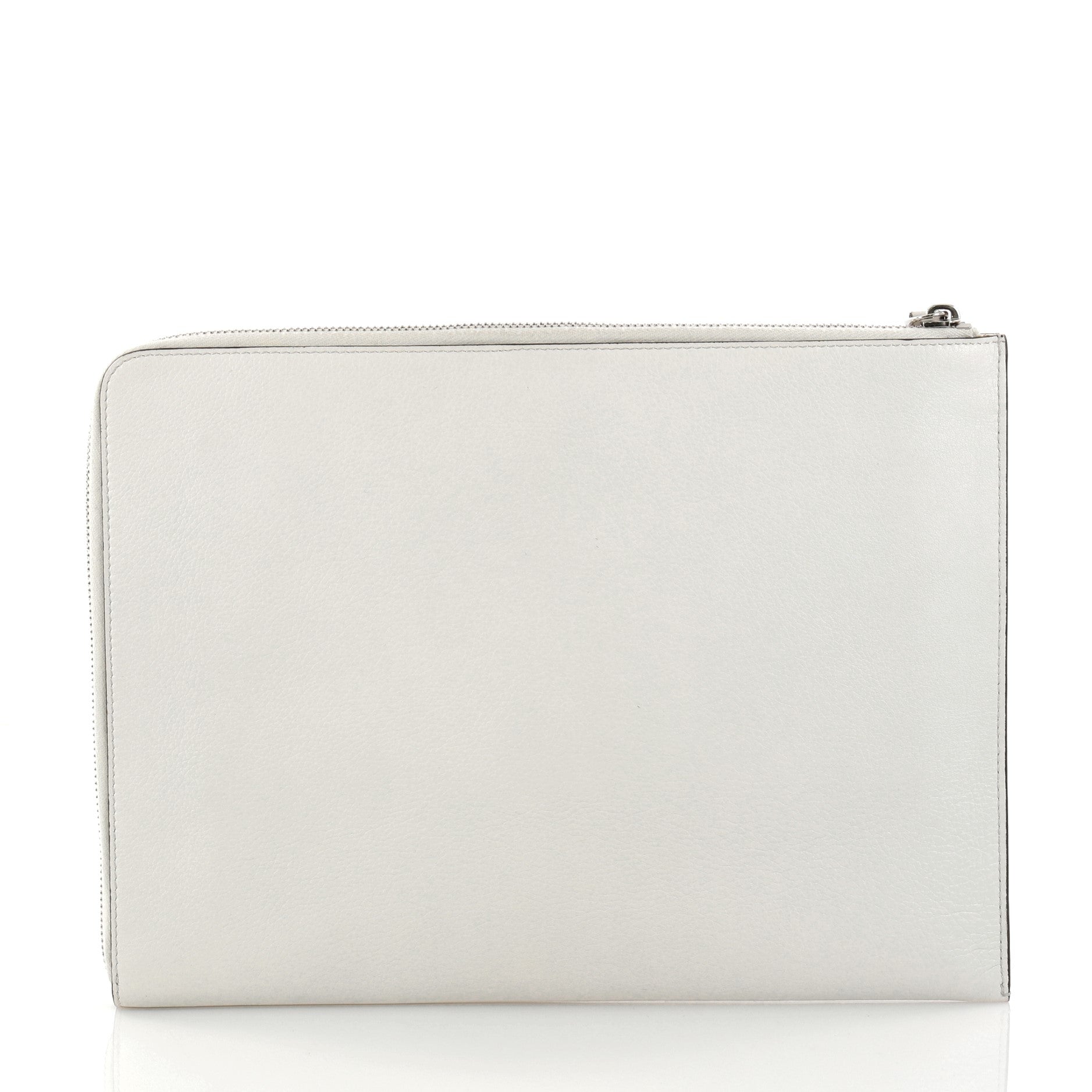 Monster Clutch Leather with Python Medium