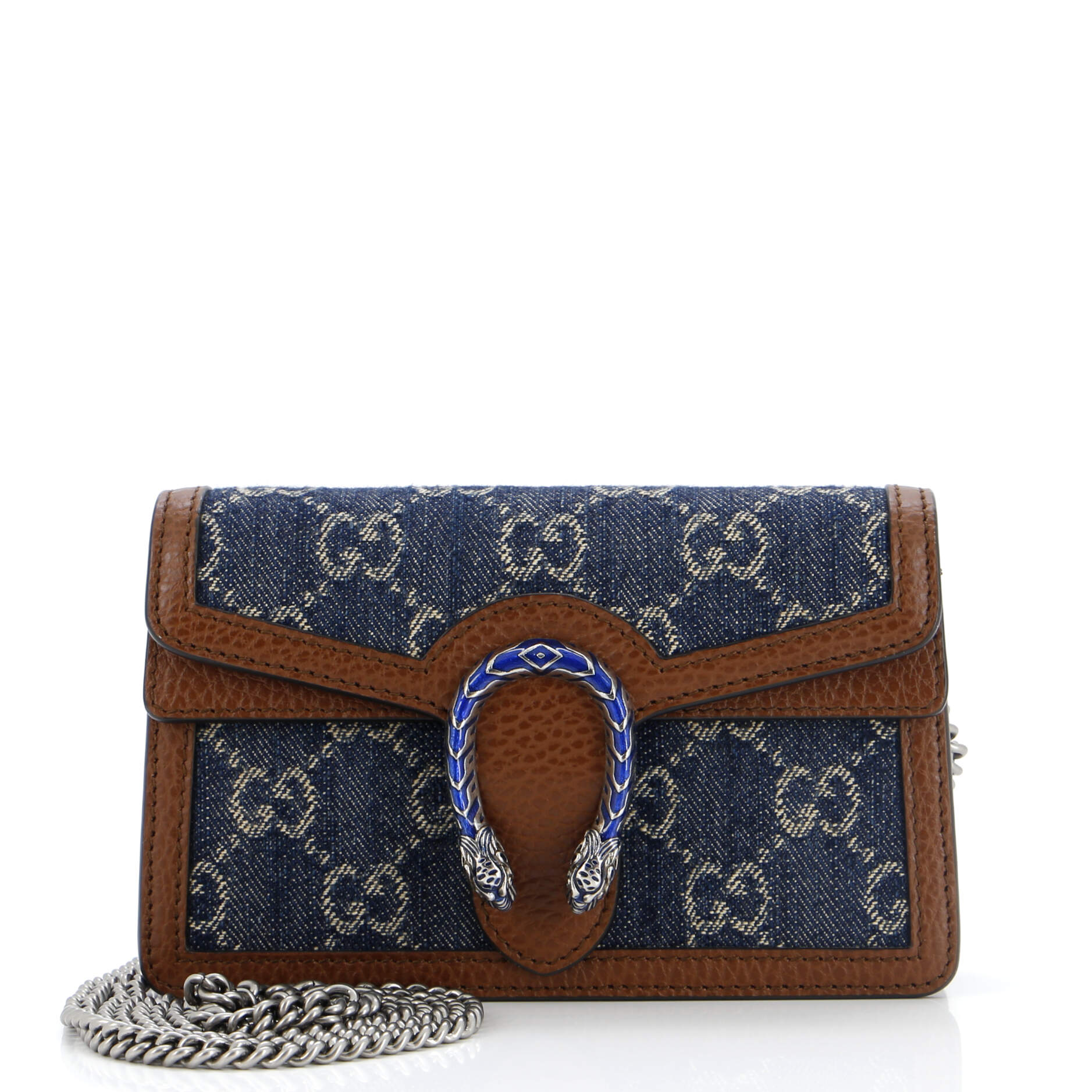 Dionysus Bag GG Denim Super Mini