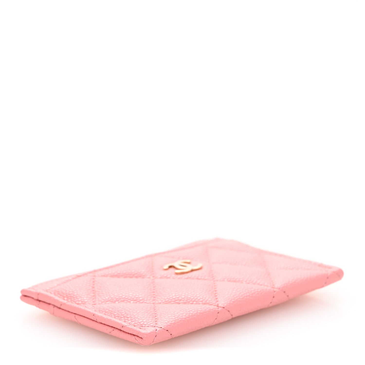 Caviar Quilted  Holder Pink