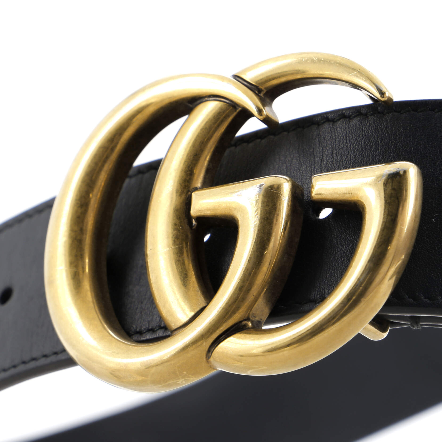 GG Marmont Belt Leather Wide 110